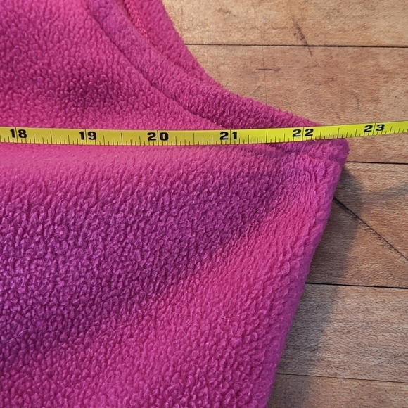 Columbia Raspberry Pink Full Zip Fleece Vest - Picture 10 of 10